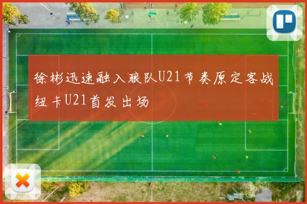 徐彬迅速融入狼队U21节奏原定客战纽卡U21首发出场